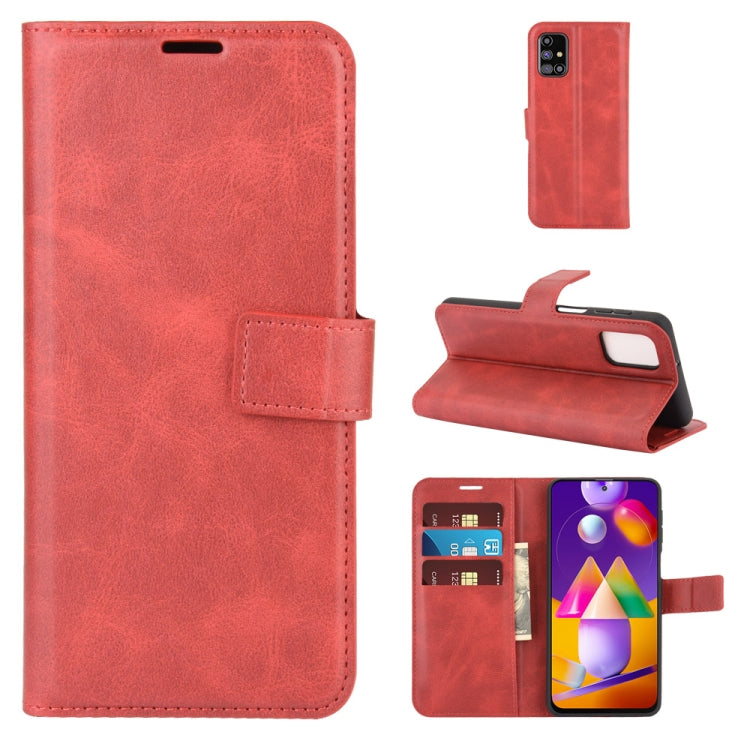 For Samsung Galaxy M31s Retro Calf Pattern Buckle Horizontal Flip Leather Case with Holder & Card Slots & Wallet