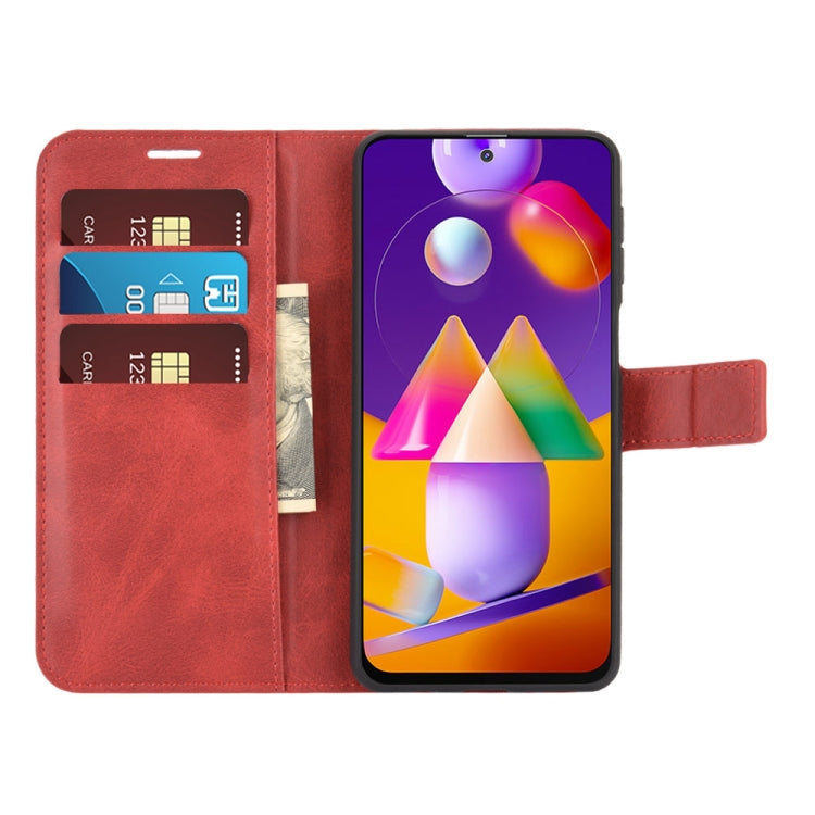 For Samsung Galaxy M31s Retro Calf Pattern Buckle Horizontal Flip Leather Case with Holder & Card Slots & Wallet