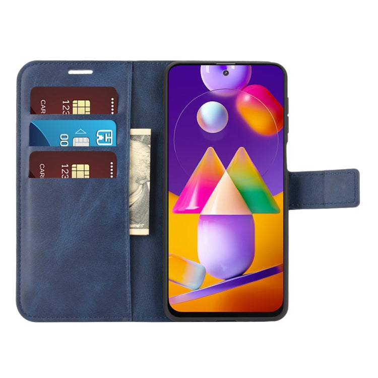 For Samsung Galaxy M31s Retro Calf Pattern Buckle Horizontal Flip Leather Case with Holder & Card Slots & Wallet