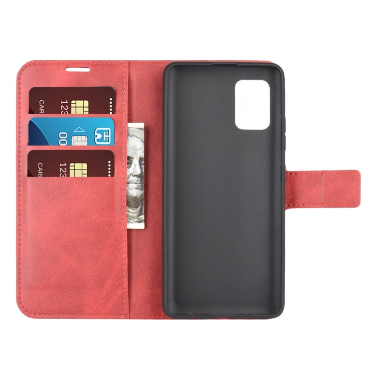 For Samsung Galaxy A71 4G Retro Calf Pattern Buckle Horizontal Flip Leather Case with Holder & Card Slots & Wallet