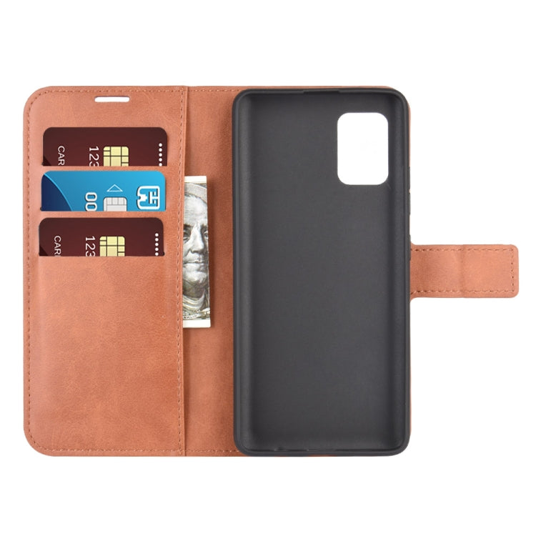 For Samsung Galaxy A71 4G Retro Calf Pattern Buckle Horizontal Flip Leather Case with Holder & Card Slots & Wallet