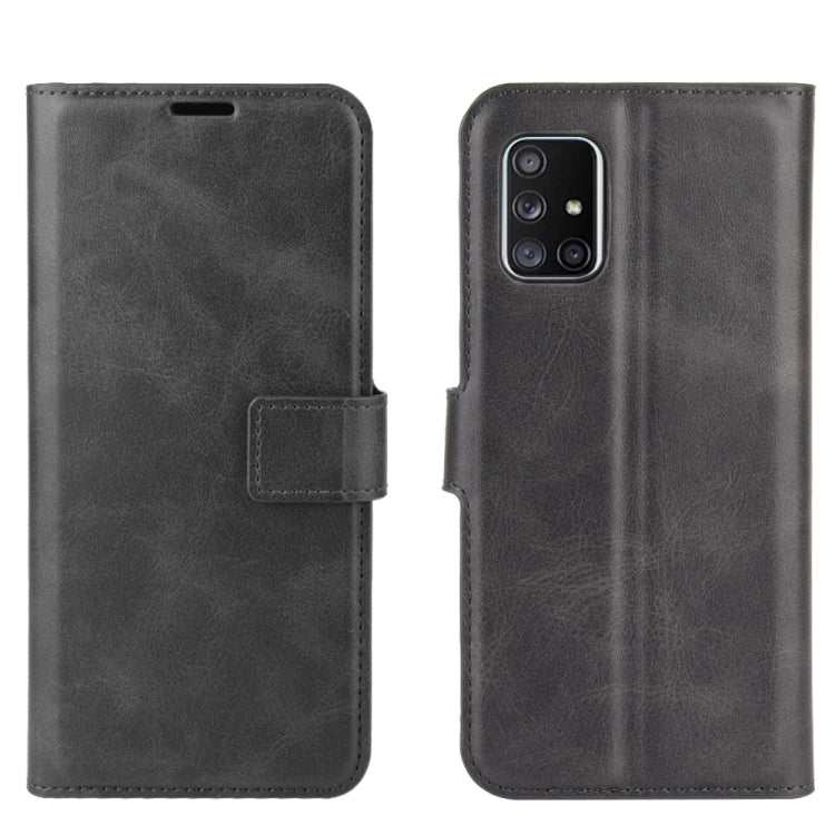 For Samsung Galaxy A71 5G Retro Calf Pattern Buckle Horizontal Flip Leather Case with Holder & Card Slots & Wallet