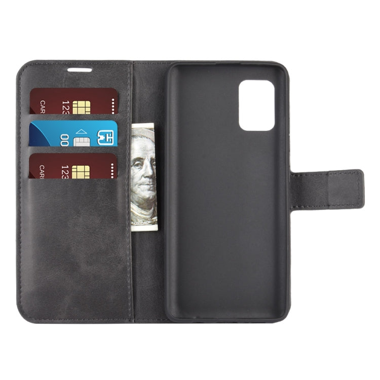 For Samsung Galaxy A71 5G Retro Calf Pattern Buckle Horizontal Flip Leather Case with Holder & Card Slots & Wallet
