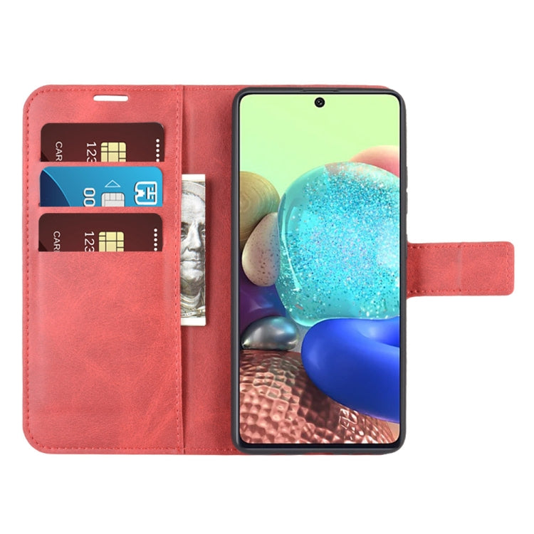 For Samsung Galaxy A71 5G Retro Calf Pattern Buckle Horizontal Flip Leather Case with Holder & Card Slots & Wallet