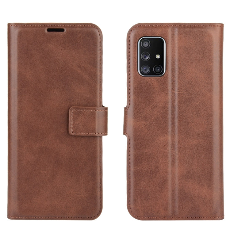 For Samsung Galaxy A71 5G Retro Calf Pattern Buckle Horizontal Flip Leather Case with Holder & Card Slots & Wallet