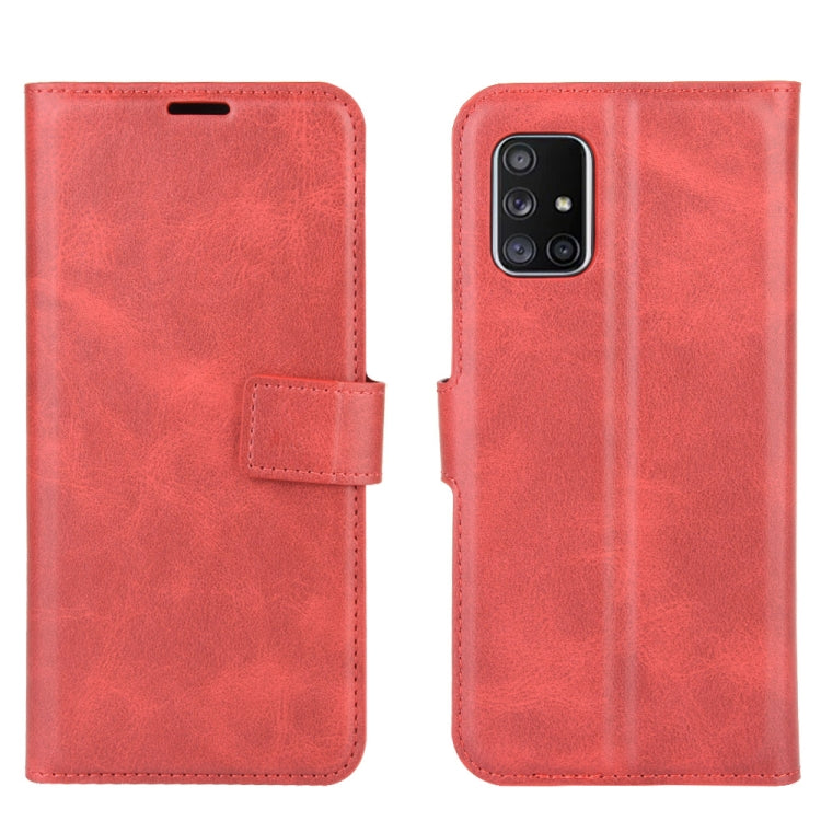 For Samsung Galaxy A51 4G Retro Calf Pattern Buckle Horizontal Flip Leather Case with Holder & Card Slots & Wallet