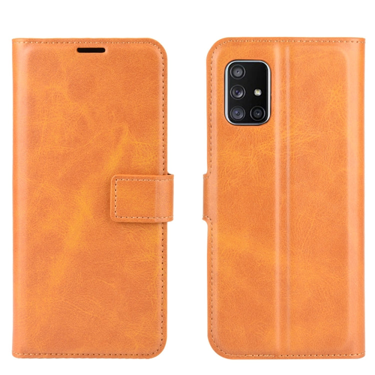 For Samsung Galaxy A51 5G Retro Calf Pattern Buckle Horizontal Flip Leather Case with Holder & Card Slots & Wallet