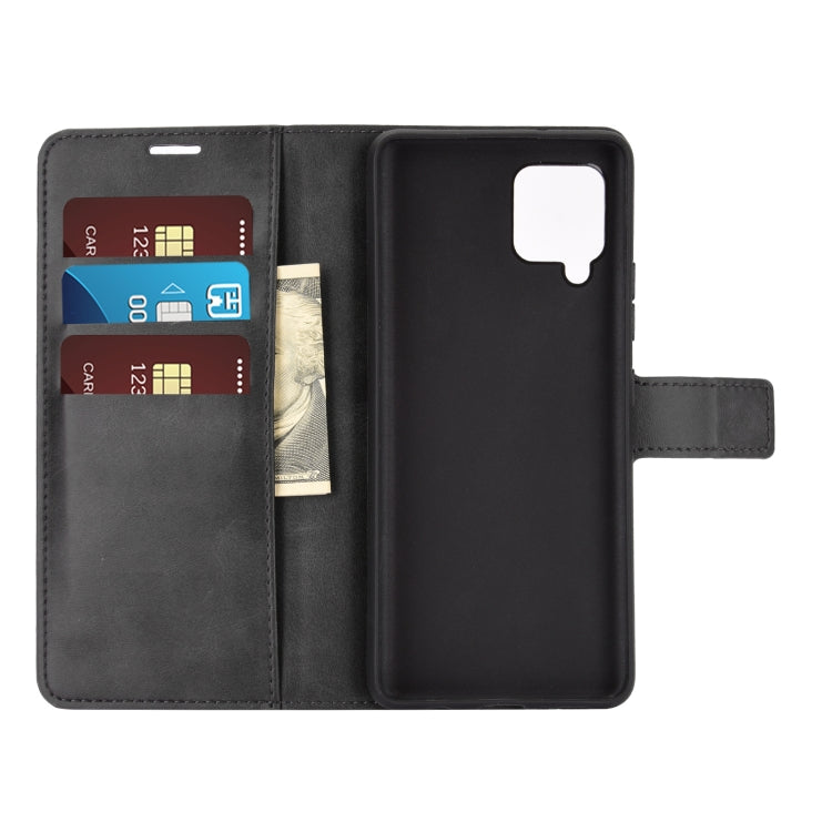 For Samsung Galaxy A42 5G Retro Calf Pattern Buckle Horizontal Flip Leather Case with Holder & Card Slots & Wallet