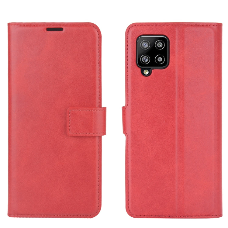 For Samsung Galaxy A42 5G Retro Calf Pattern Buckle Horizontal Flip Leather Case with Holder & Card Slots & Wallet