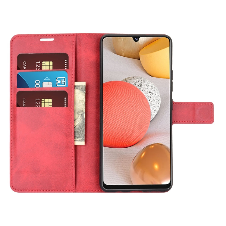 For Samsung Galaxy A42 5G Retro Calf Pattern Buckle Horizontal Flip Leather Case with Holder & Card Slots & Wallet