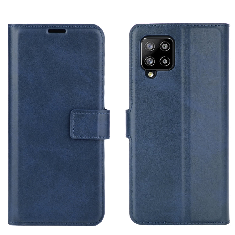 For Samsung Galaxy A42 5G Retro Calf Pattern Buckle Horizontal Flip Leather Case with Holder & Card Slots & Wallet