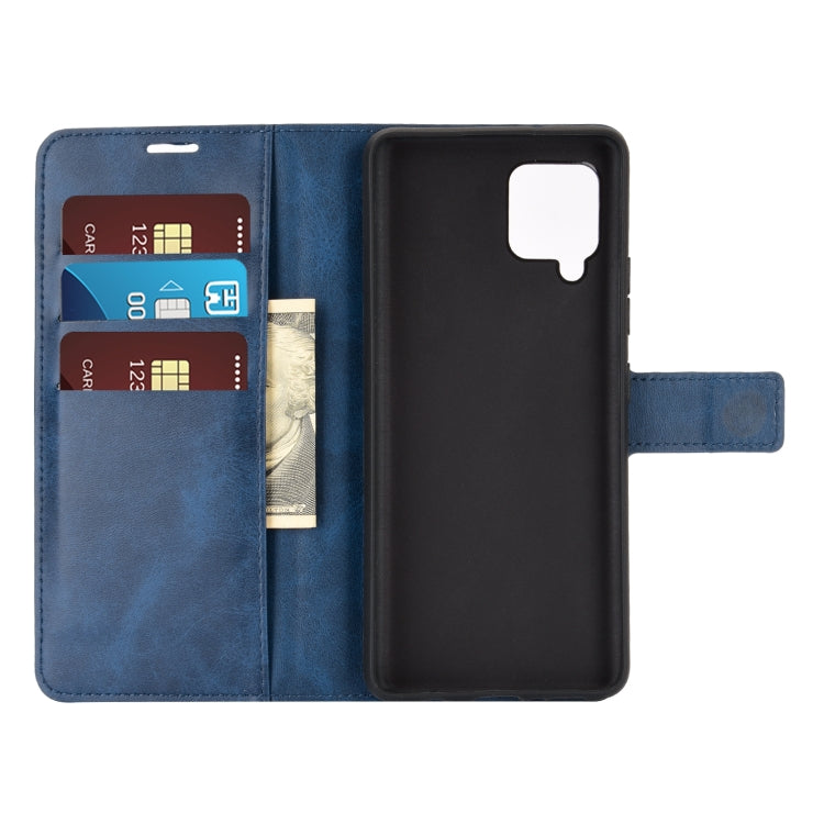 For Samsung Galaxy A42 5G Retro Calf Pattern Buckle Horizontal Flip Leather Case with Holder & Card Slots & Wallet
