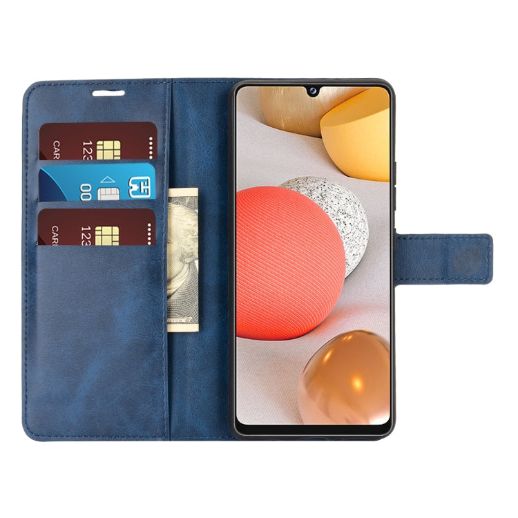 For Samsung Galaxy A42 5G Retro Calf Pattern Buckle Horizontal Flip Leather Case with Holder & Card Slots & Wallet