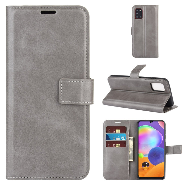 For Samsung Galaxy A31 Retro Calf Pattern Buckle Horizontal Flip Leather Case with Holder & Card Slots & Wallet