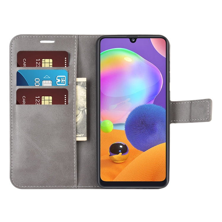 For Samsung Galaxy A31 Retro Calf Pattern Buckle Horizontal Flip Leather Case with Holder & Card Slots & Wallet