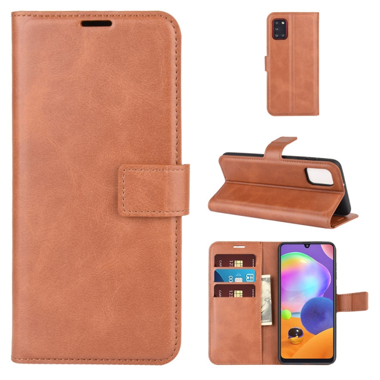 For Samsung Galaxy A31 Retro Calf Pattern Buckle Horizontal Flip Leather Case with Holder & Card Slots & Wallet