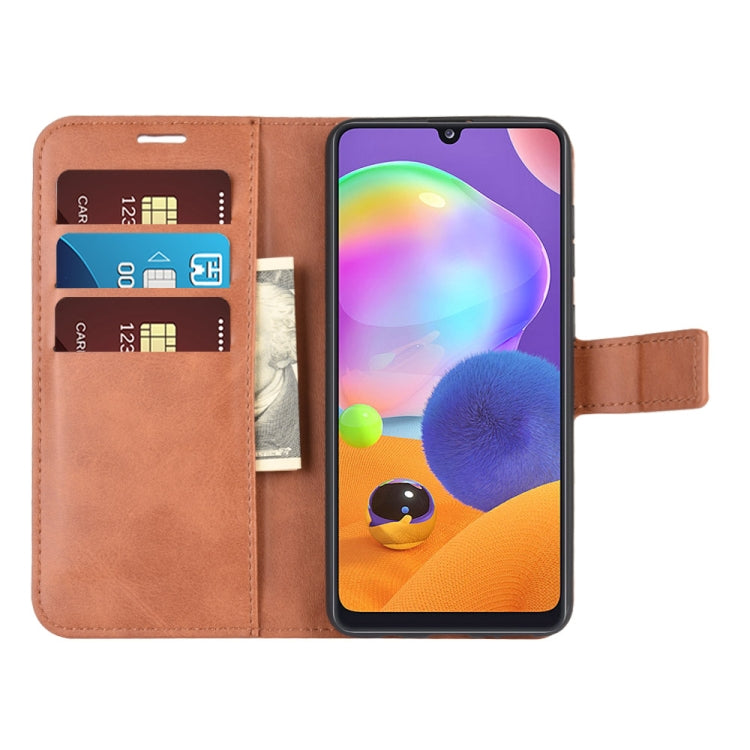 For Samsung Galaxy A31 Retro Calf Pattern Buckle Horizontal Flip Leather Case with Holder & Card Slots & Wallet