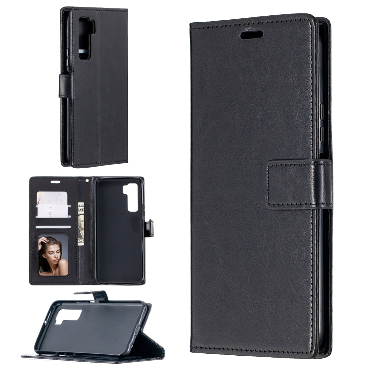 For Huawei P40 Lite 5G Crazy Horse Texture Horizontal Flip Leather Case with Holder & Card Slots & Wallet & Photo Frame