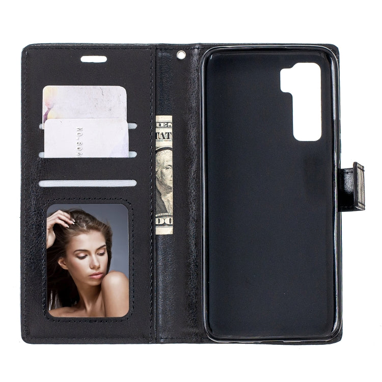 For Huawei P40 Lite 5G Crazy Horse Texture Horizontal Flip Leather Case with Holder & Card Slots & Wallet & Photo Frame