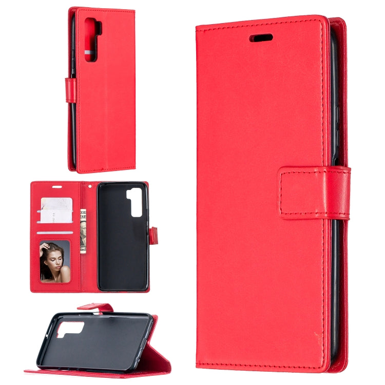 For Huawei P40 Lite 5G Crazy Horse Texture Horizontal Flip Leather Case with Holder & Card Slots & Wallet & Photo Frame