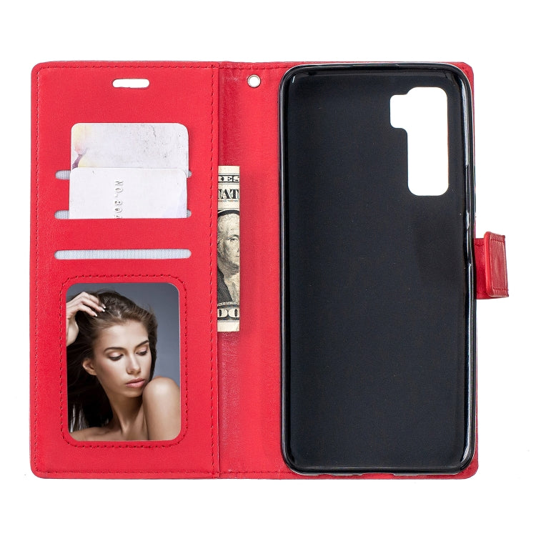 For Huawei P40 Lite 5G Crazy Horse Texture Horizontal Flip Leather Case with Holder & Card Slots & Wallet & Photo Frame