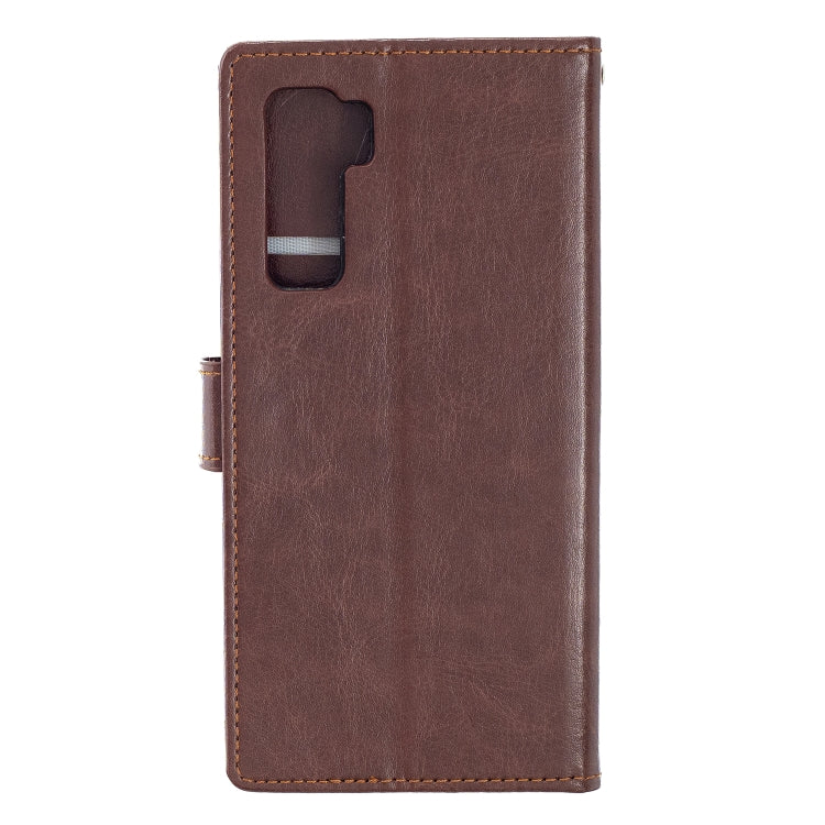 For Huawei P40 Lite 5G Crazy Horse Texture Horizontal Flip Leather Case with Holder & Card Slots & Wallet & Photo Frame