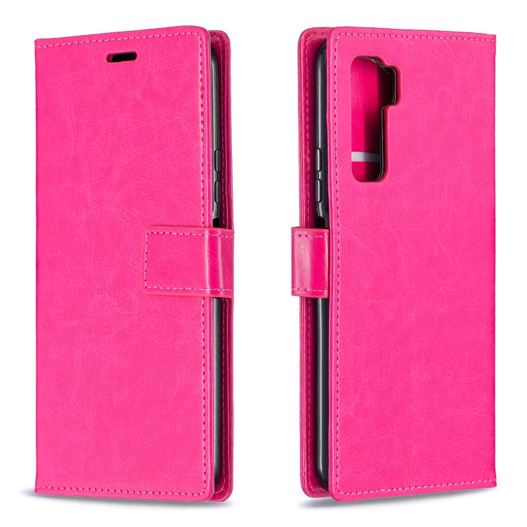 For Huawei P40 Lite 5G Crazy Horse Texture Horizontal Flip Leather Case with Holder & Card Slots & Wallet & Photo Frame