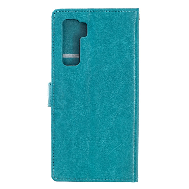 For Huawei P40 Lite 5G Crazy Horse Texture Horizontal Flip Leather Case with Holder & Card Slots & Wallet & Photo Frame