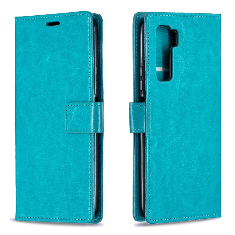 For Huawei P40 Lite 5G Crazy Horse Texture Horizontal Flip Leather Case with Holder & Card Slots & Wallet & Photo Frame