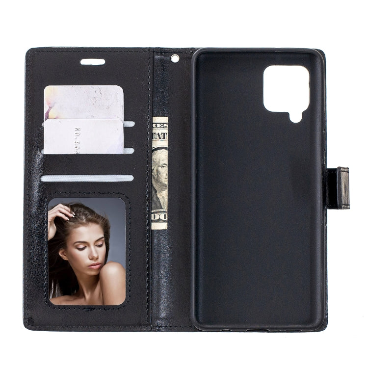 For Samsung Galaxy A42 5G Crazy Horse Texture Horizontal Flip Leather Case with Holder & Card Slots & Wallet & Photo Frame