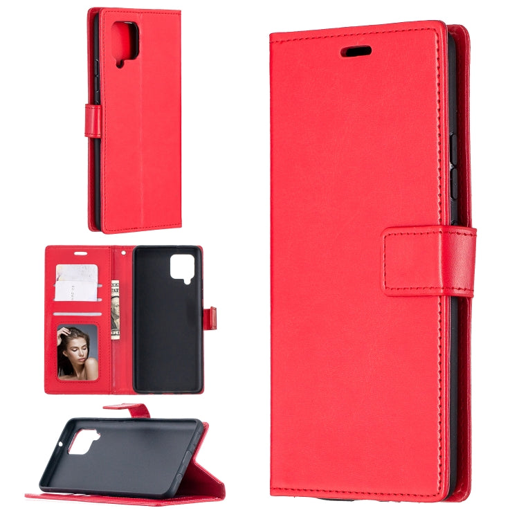 For Samsung Galaxy A42 5G Crazy Horse Texture Horizontal Flip Leather Case with Holder & Card Slots & Wallet & Photo Frame