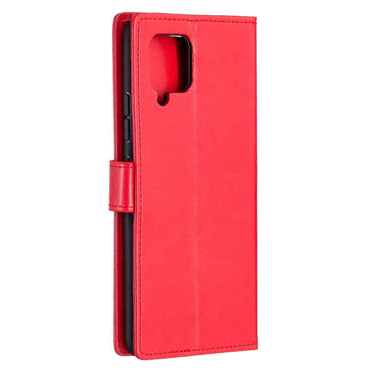 For Samsung Galaxy A42 5G Crazy Horse Texture Horizontal Flip Leather Case with Holder & Card Slots & Wallet & Photo Frame
