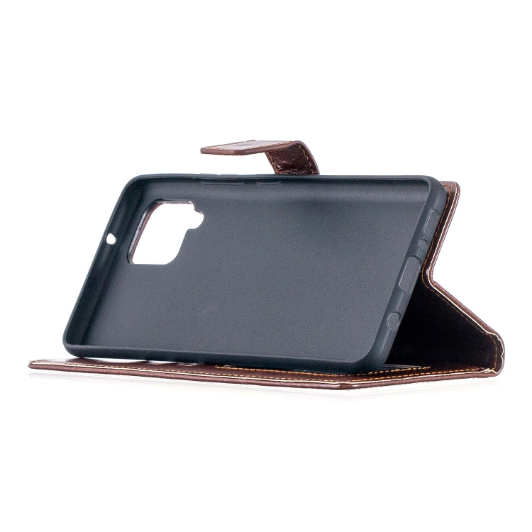 For Samsung Galaxy A42 5G Crazy Horse Texture Horizontal Flip Leather Case with Holder & Card Slots & Wallet & Photo Frame