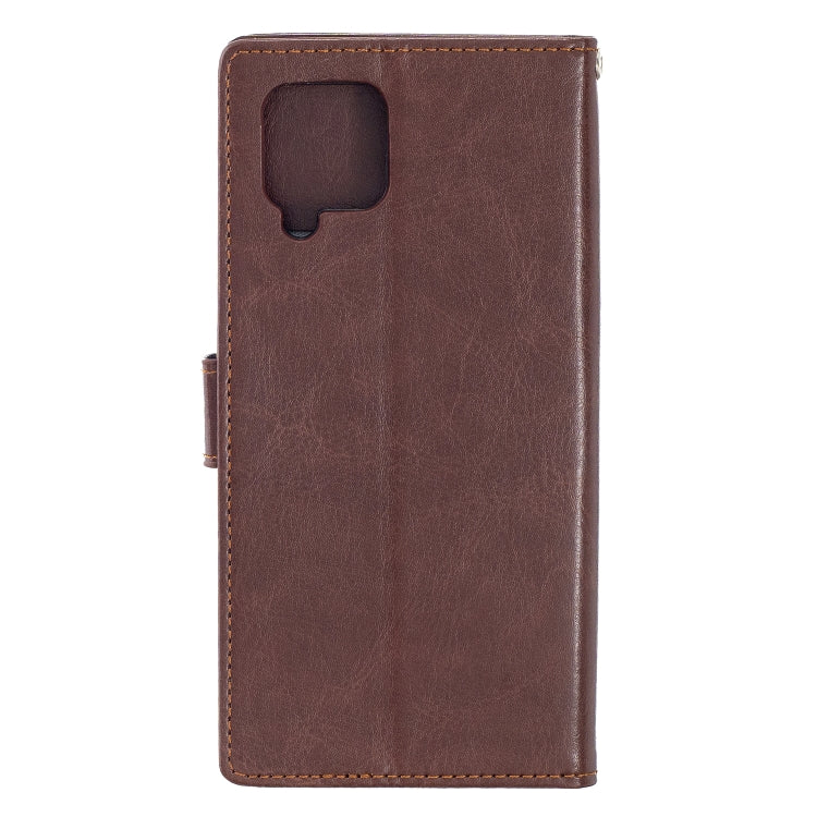 For Samsung Galaxy A42 5G Crazy Horse Texture Horizontal Flip Leather Case with Holder & Card Slots & Wallet & Photo Frame