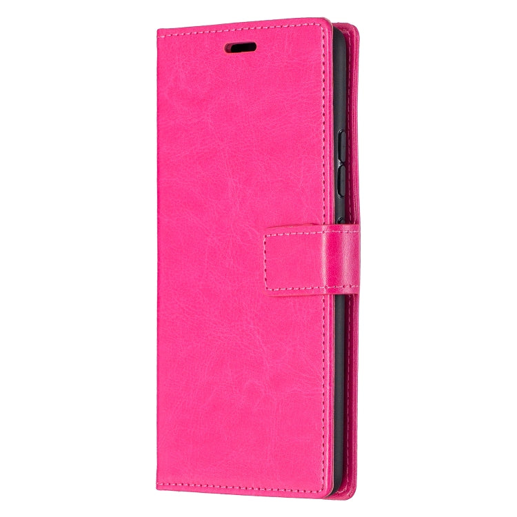 For Samsung Galaxy A42 5G Crazy Horse Texture Horizontal Flip Leather Case with Holder & Card Slots & Wallet & Photo Frame