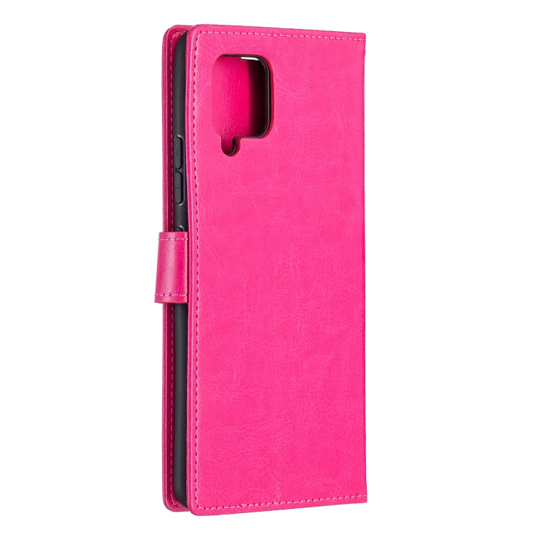 For Samsung Galaxy A42 5G Crazy Horse Texture Horizontal Flip Leather Case with Holder & Card Slots & Wallet & Photo Frame