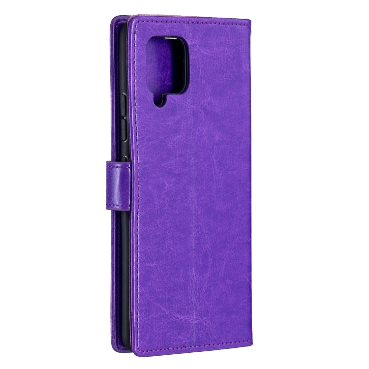 For Samsung Galaxy A42 5G Crazy Horse Texture Horizontal Flip Leather Case with Holder & Card Slots & Wallet & Photo Frame