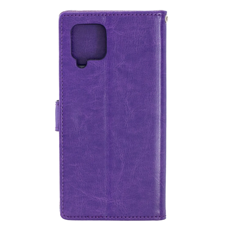 For Samsung Galaxy A42 5G Crazy Horse Texture Horizontal Flip Leather Case with Holder & Card Slots & Wallet & Photo Frame
