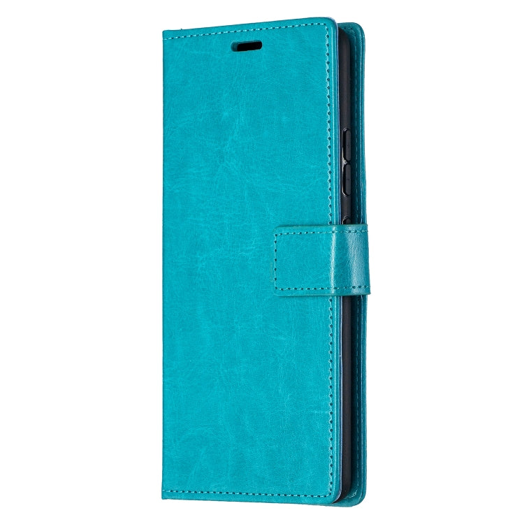 For Samsung Galaxy A42 5G Crazy Horse Texture Horizontal Flip Leather Case with Holder & Card Slots & Wallet & Photo Frame