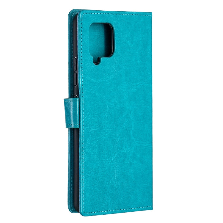For Samsung Galaxy A42 5G Crazy Horse Texture Horizontal Flip Leather Case with Holder & Card Slots & Wallet & Photo Frame