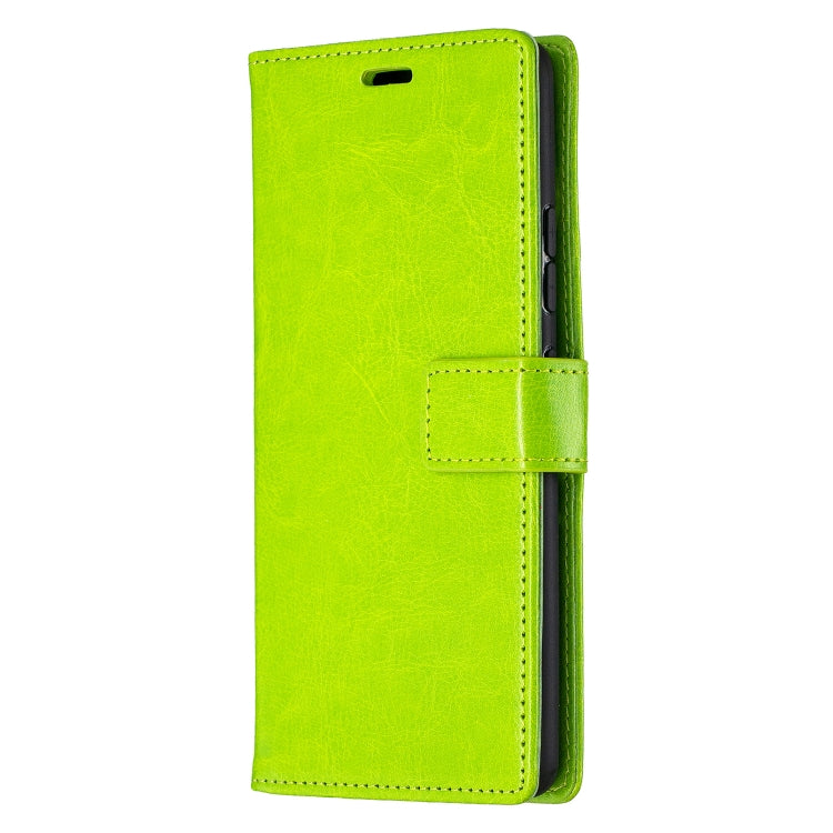 For Samsung Galaxy A42 5G Crazy Horse Texture Horizontal Flip Leather Case with Holder & Card Slots & Wallet & Photo Frame
