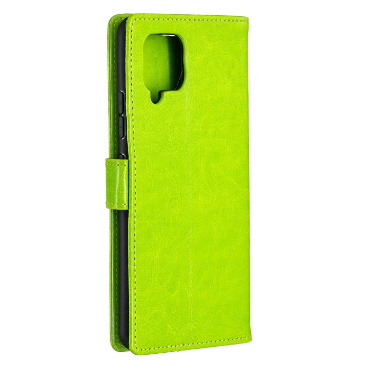 For Samsung Galaxy A42 5G Crazy Horse Texture Horizontal Flip Leather Case with Holder & Card Slots & Wallet & Photo Frame