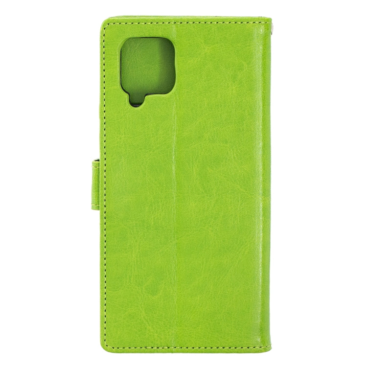 For Samsung Galaxy A42 5G Crazy Horse Texture Horizontal Flip Leather Case with Holder & Card Slots & Wallet & Photo Frame