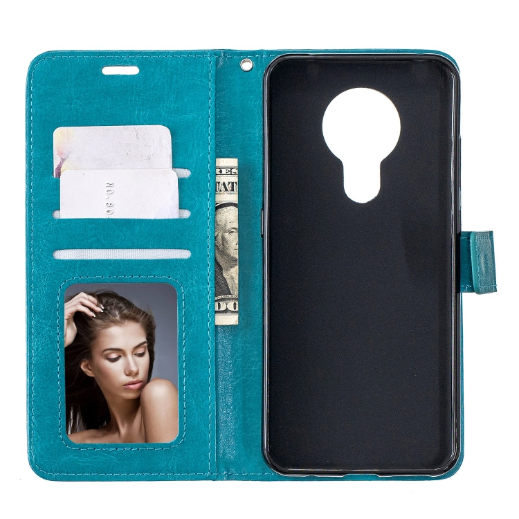For Nokia 5.3 Crazy Horse Texture Horizontal Flip Leather Case with Holder & Card Slots & Wallet & Photo Frame