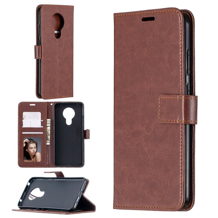 For Nokia 5.3 Crazy Horse Texture Horizontal Flip Leather Case with Holder & Card Slots & Wallet & Photo Frame