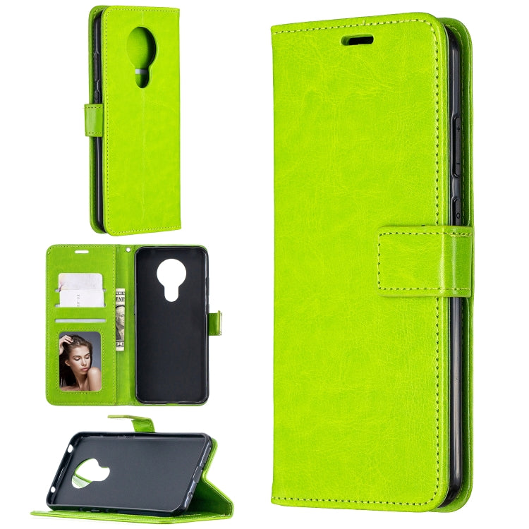 For Nokia 5.3 Crazy Horse Texture Horizontal Flip Leather Case with Holder & Card Slots & Wallet & Photo Frame