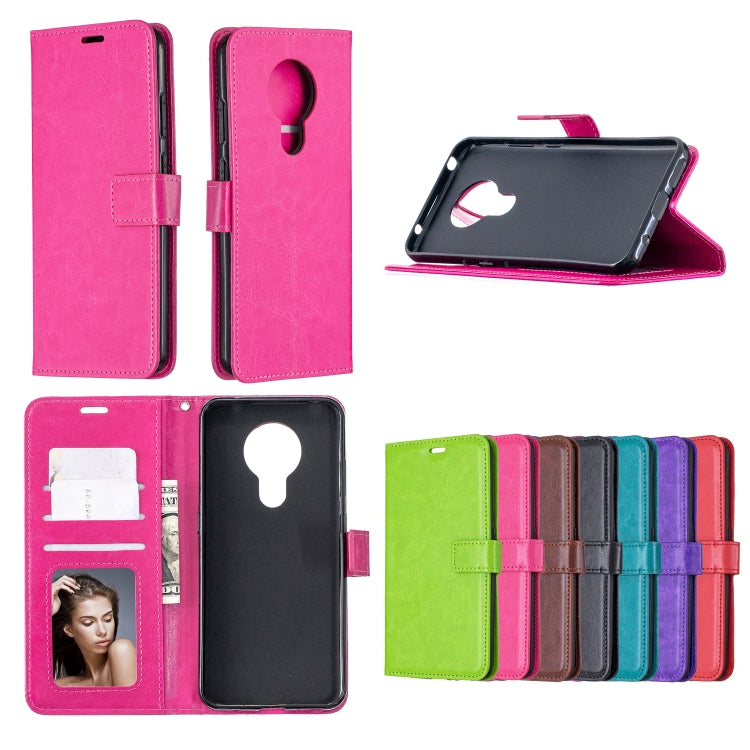 For Nokia 5.3 Crazy Horse Texture Horizontal Flip Leather Case with Holder & Card Slots & Wallet & Photo Frame