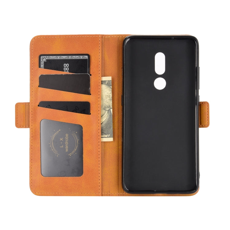 For Nokia C3 Dual-side Magnetic Buckle Horizontal Flip Leather Case with Holder & Card Slots & Wallet