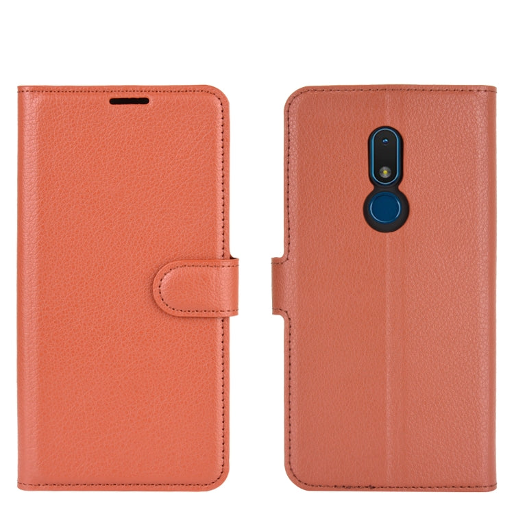 For Nokia C3 Litchi Texture Horizontal Flip Leather Case with Holder & Card Slots & Wallet