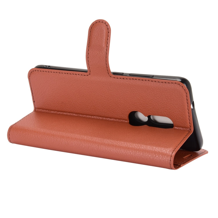 For Nokia C3 Litchi Texture Horizontal Flip Leather Case with Holder & Card Slots & Wallet